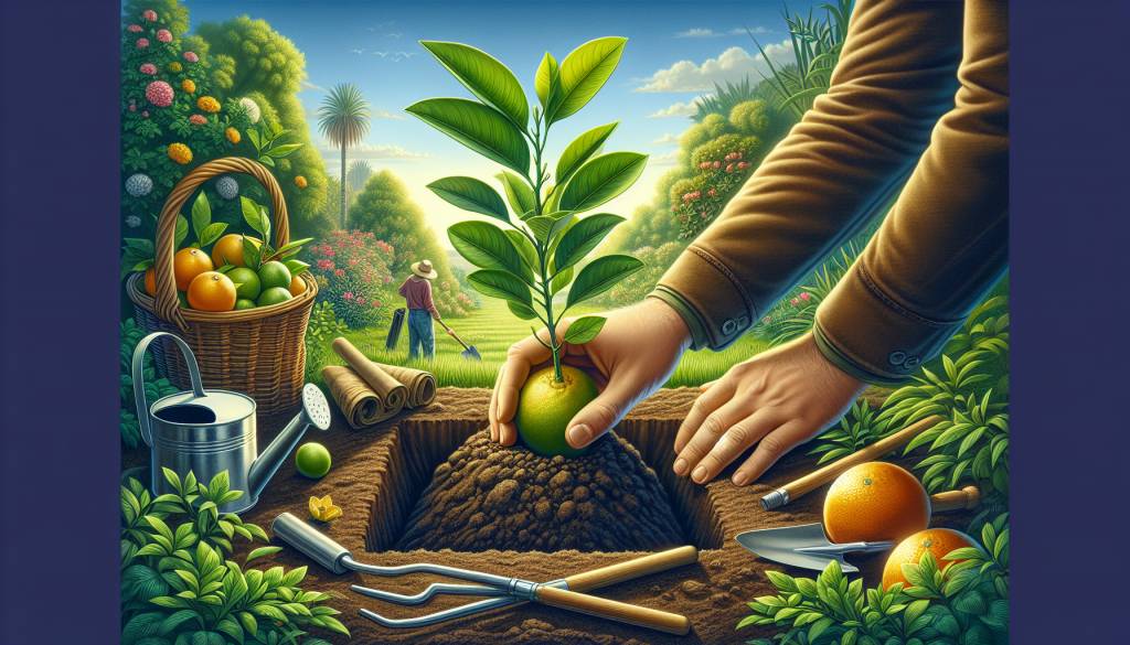 Planter un agrume en pleine terre : techniques pour réussir votre culture